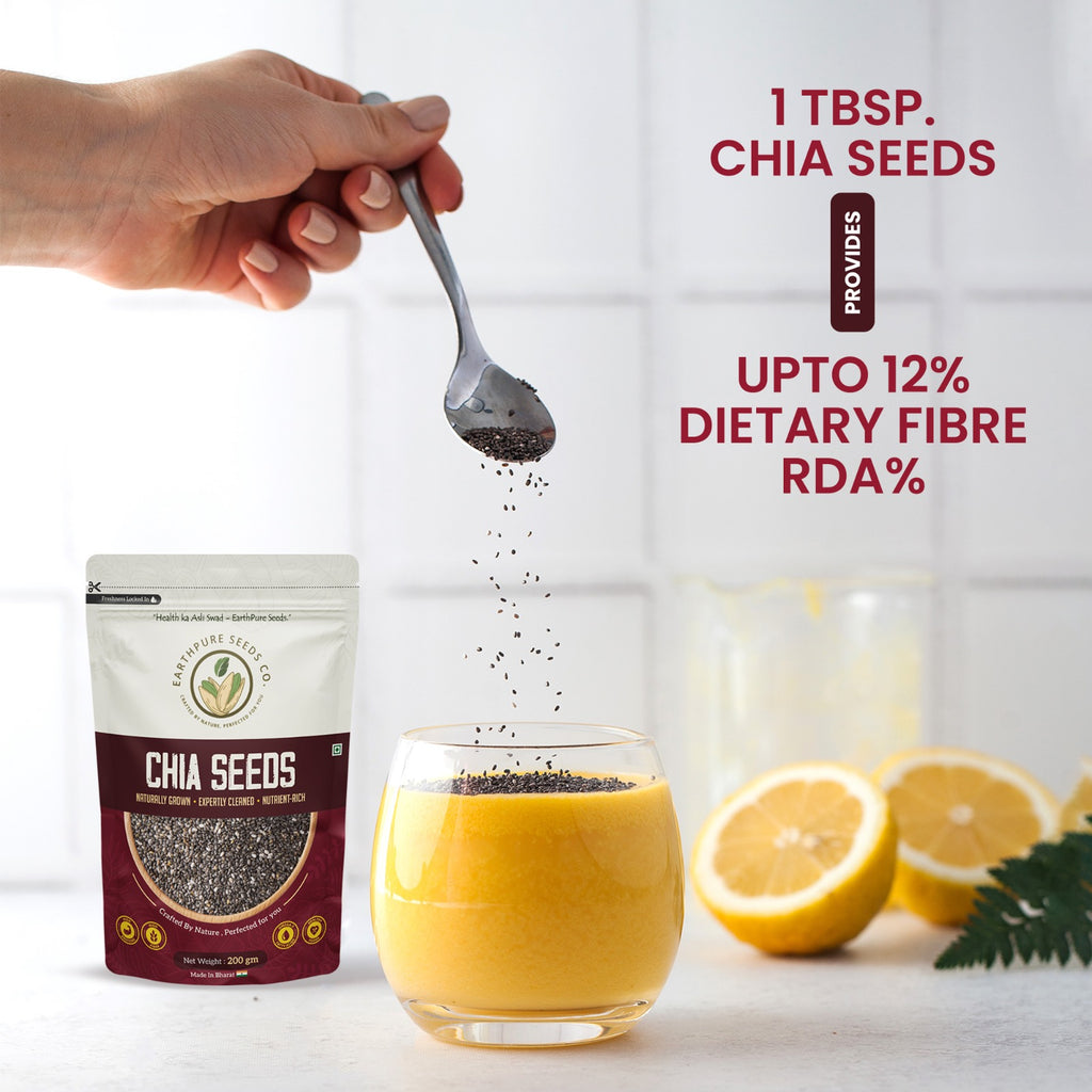 EarthPure Chia Seeds – Clean, Nutrient-Rich Superfood for Everyday Nutrition