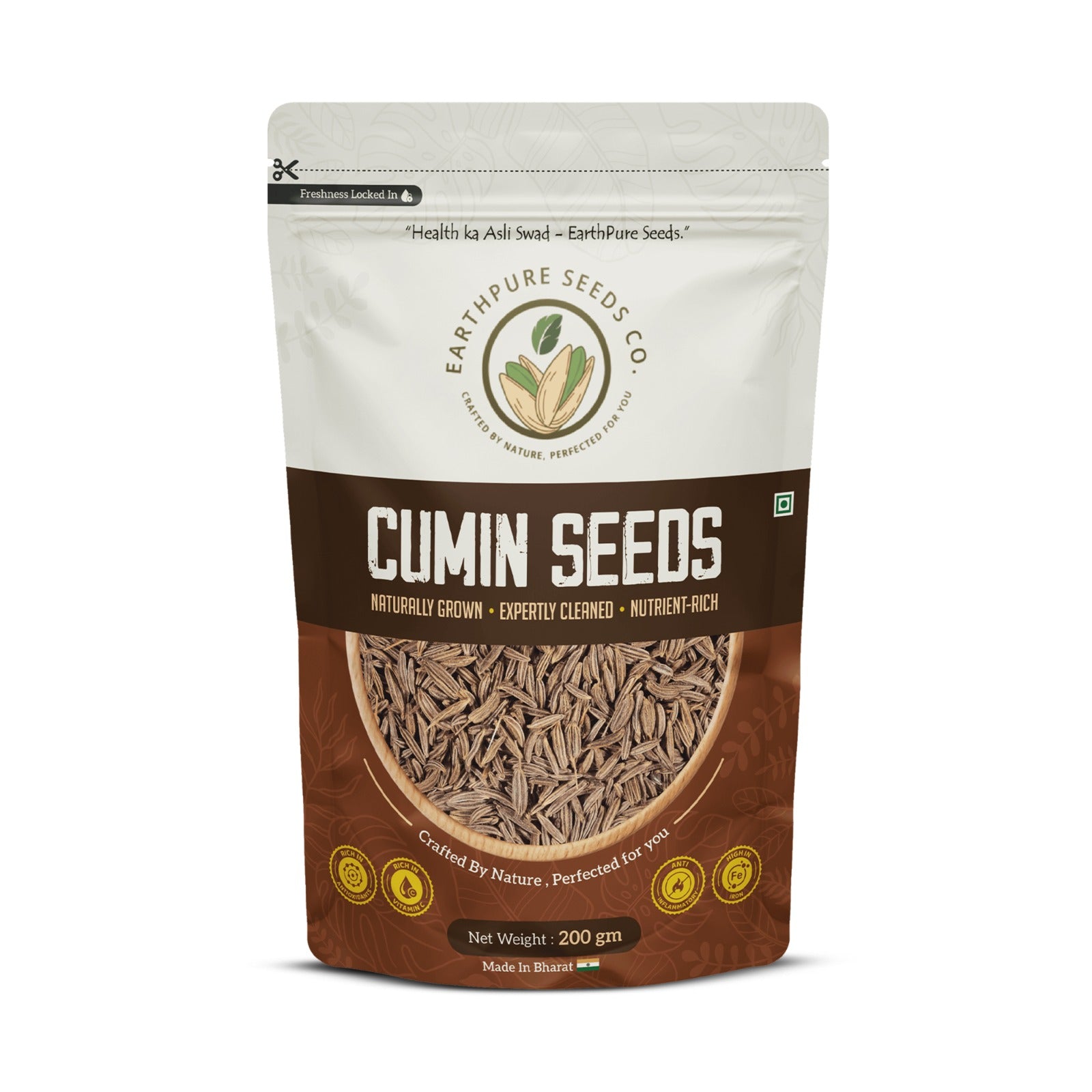 EarthPure Cumin Seeds – Bold Aroma. Pure Taste. Zero Compromise.