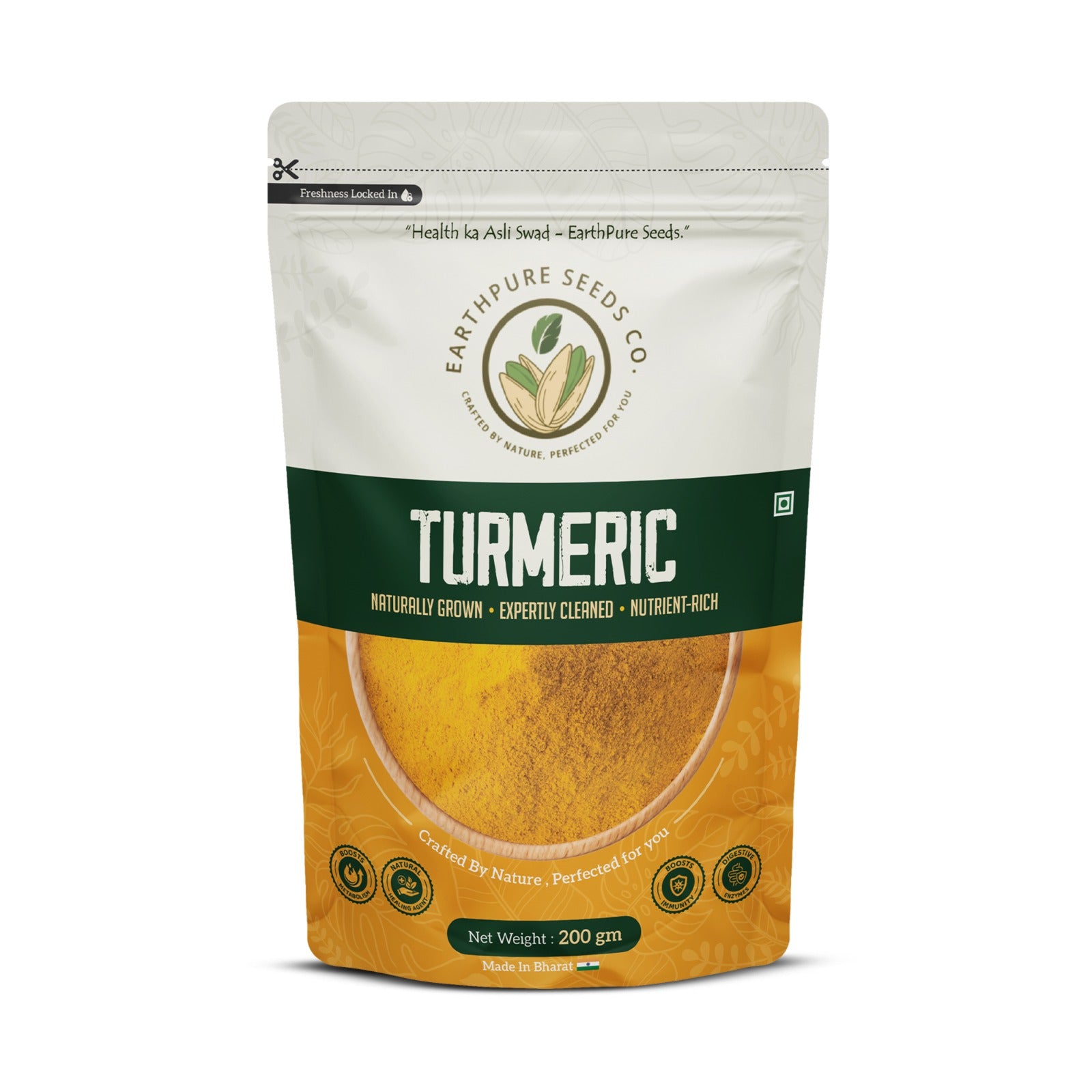 EarthPure Turmeric – Pure Colour, Strong Aroma, High Curcumin Goodness