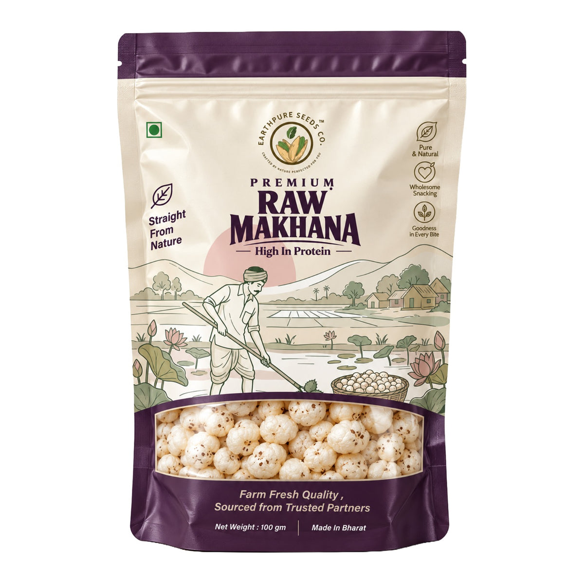 Earthpure Raw Premium Makhana 100 gm