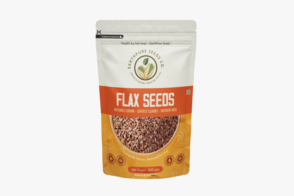 EarthPure Flax Seeds – Rich Omega-3 Power + Clean Plant Protein